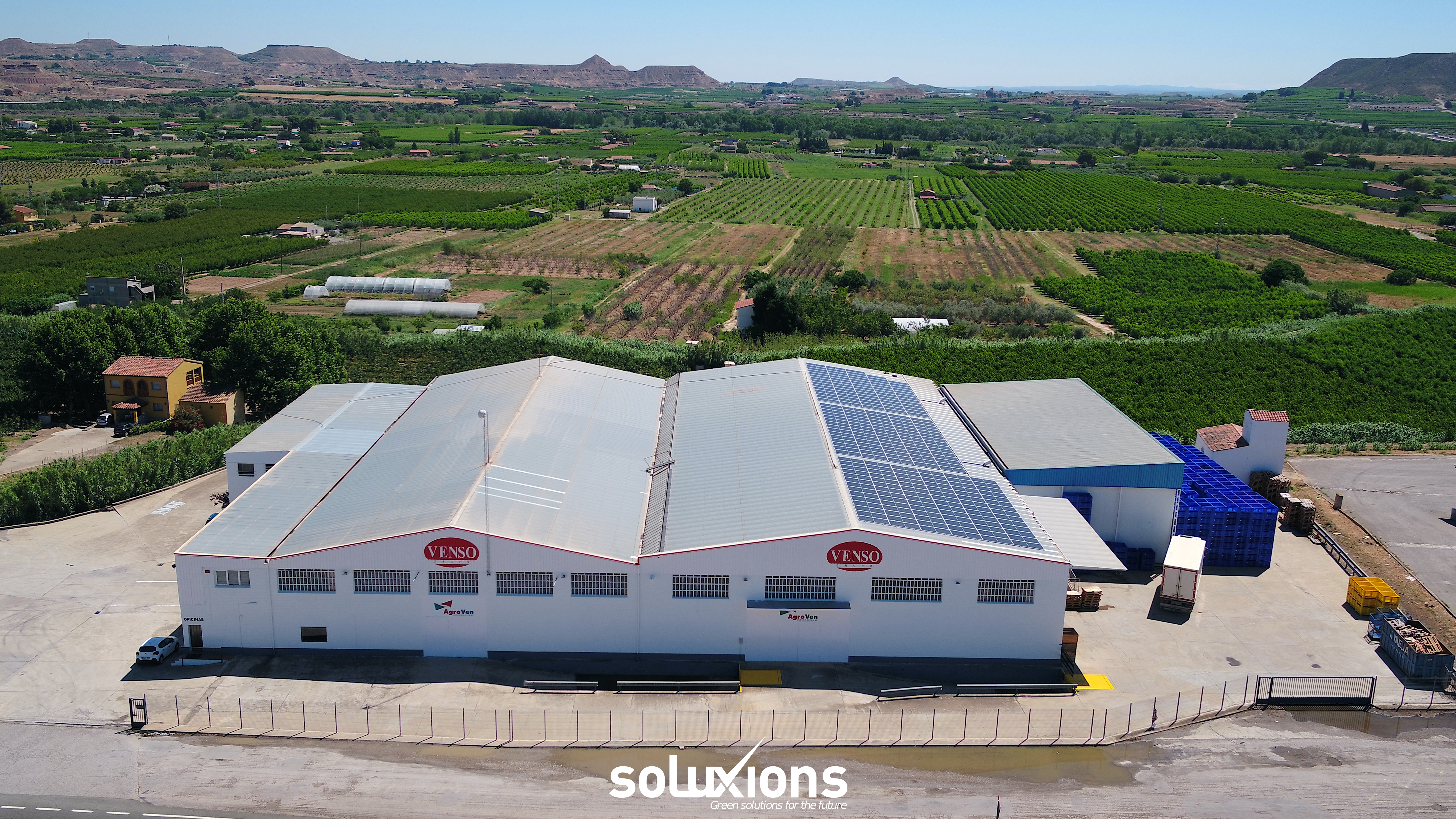 Industrial self-consumption installation AGROVEN (VENSO Group) 124,74 kWp
