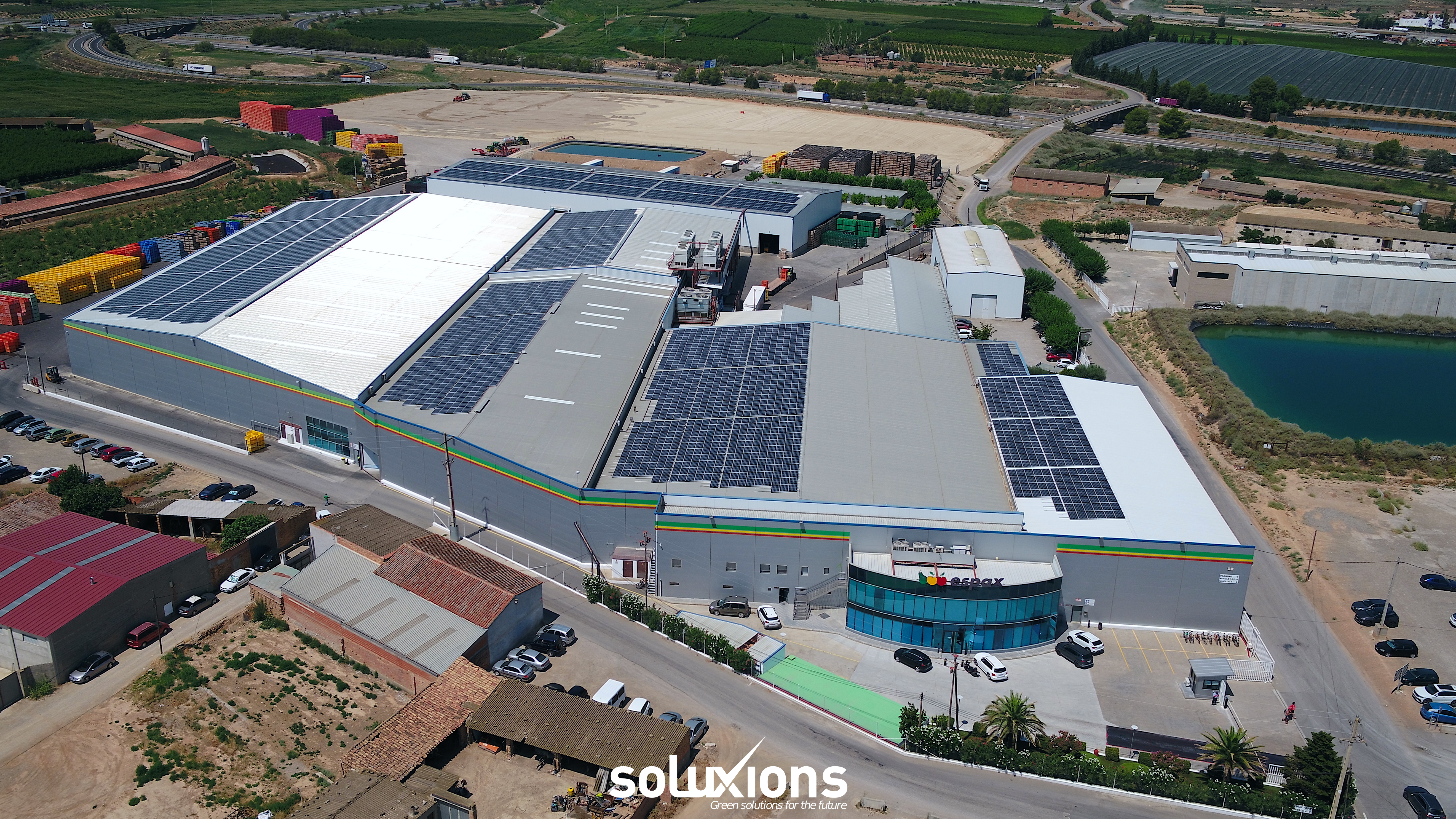 Industrial self-consumption installation ESPAX 1.704,96 kWp