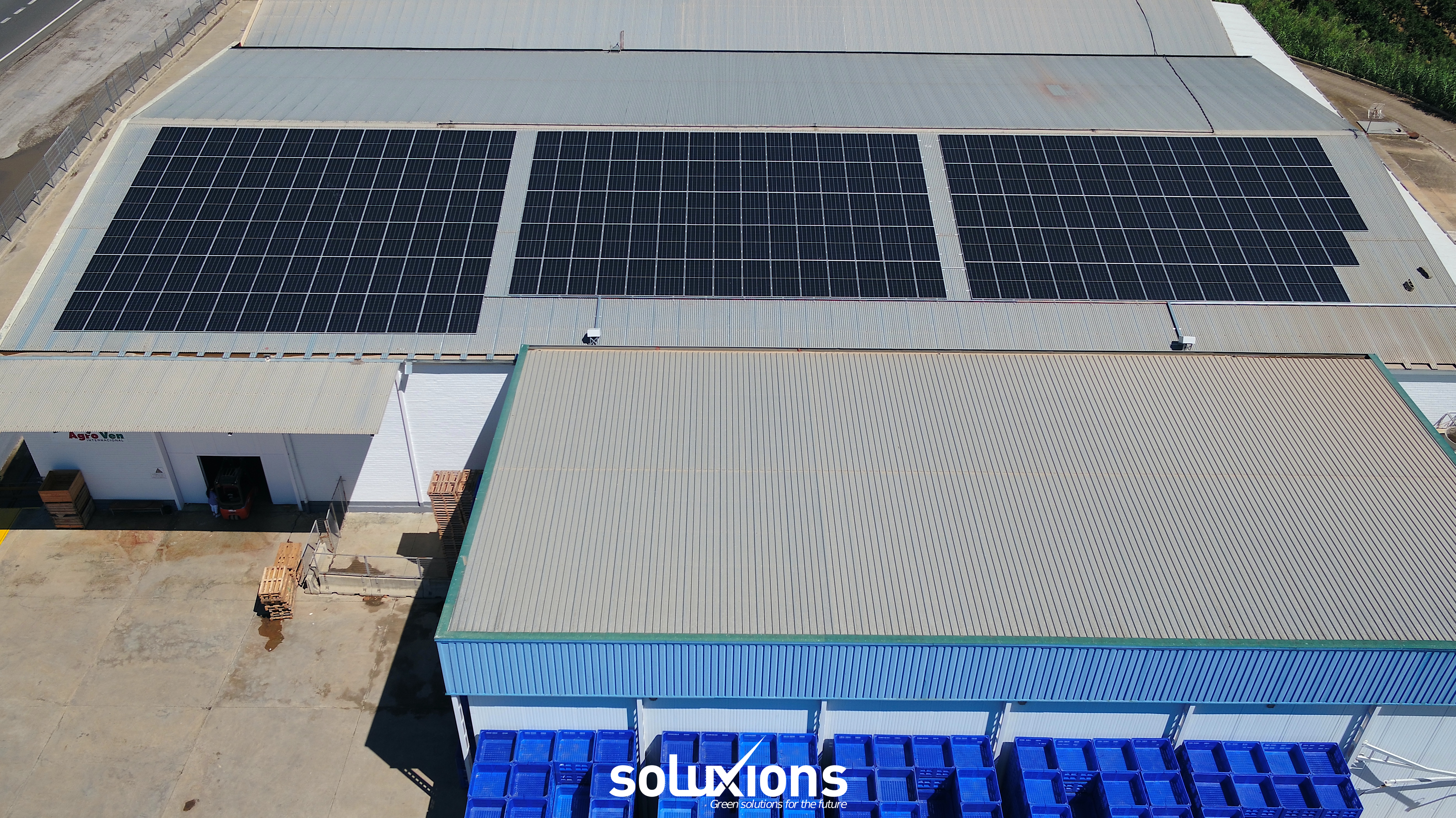 Industrial self-consumption installation AGROVEN (VENSO Group) 124,74 kWp