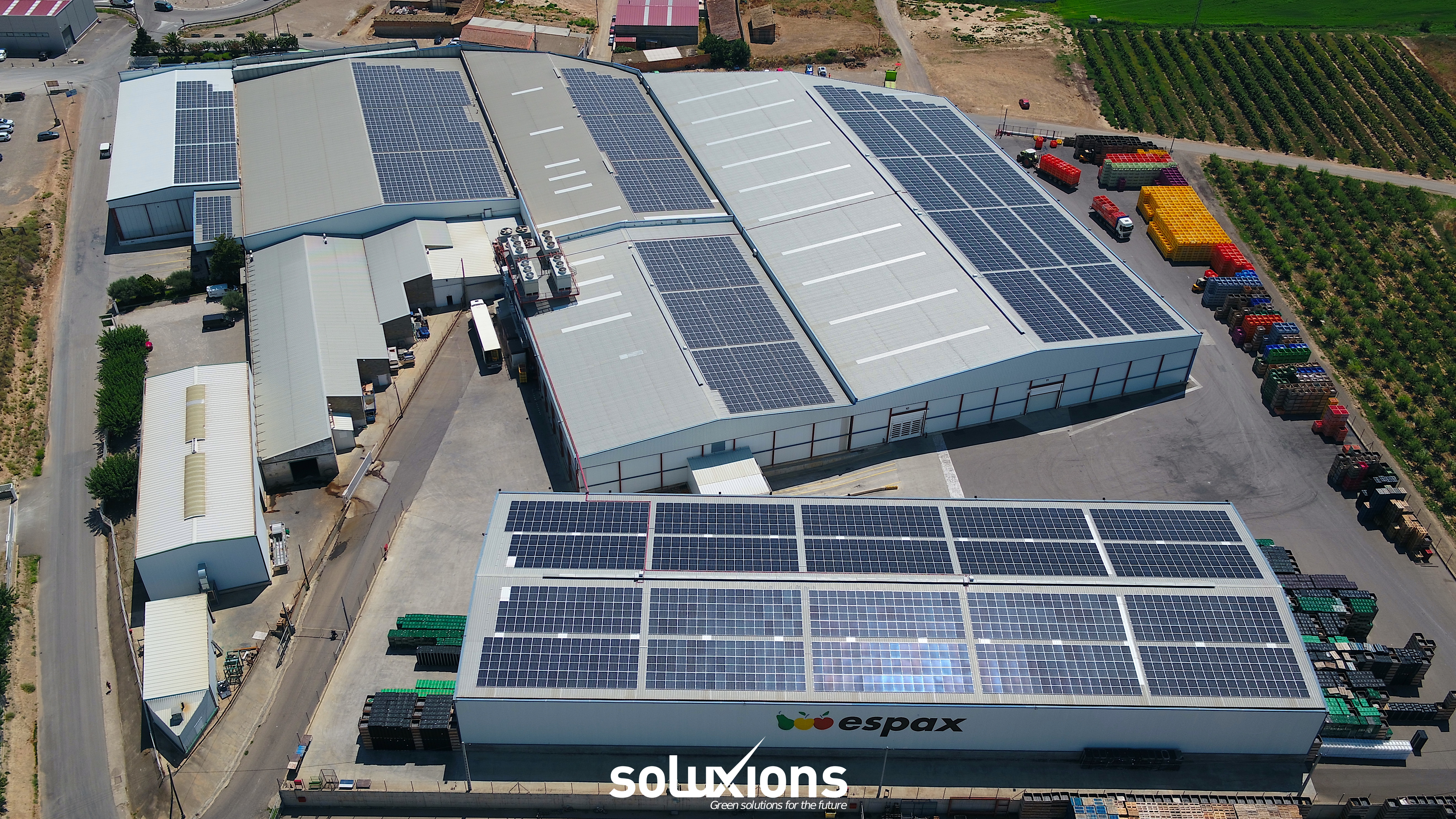 Instalación autoconsumo industrial ESPAX 1.704,96 kWp